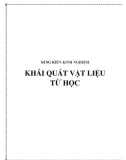 SKKN: Khái quát vật liệu từ học