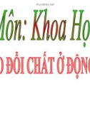 Slide bài Trao đổi chất ở động vật - Khoa học 4 - GV.B.N.Kha