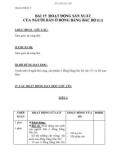Giáo án Địa lý 4 bài 15: Hoạt động sản xuất của người dân ở đồng bằng Bắc Bộ (TT)