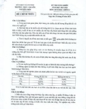 Đề thi năng khiếu môn Sinh học lớp 11 năm 2023-2024 có đáp án (Lần 1) - Trường THPT Chuyên Nguyễn Trãi