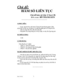 Toán 11 - Hàm số liên tục