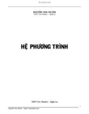 Hệ phương trình - Nguyễn Văn Thiêm