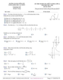 Đề thi đánh giá chất lượng môn Toán lớp 12 năm 2021-2022 có đáp án - Trường Đại học Hồng Đức, Thanh Hóa (Mã đề 101)