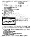 Đề thi khảo sát chất lượng môn Toán lớp 9 năm 2020-2021 - Trường THCS Thanh Xuân