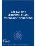 Bài tập hay về đường thẳng vuông góc, song song