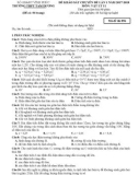 Đề khảo sát chuyên đề lần 1 năm 2018 môn Vật lí lớp 11 - THPT Tam Dương - Mã đề 896