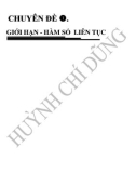 Chuyên đề 1: Giới hạn - Hàm số liên tục