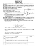 Đề kiểm tra học kì 1 môn Vật lí lớp 11 năm học 2020-2021