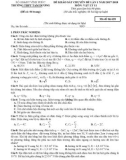Đề khảo sát chuyên đề lần 1 năm 2018 môn Vật lí lớp 11 - THPT Tam Dương - Mã đề 628