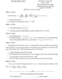 Đề thi thử tuyển sinh vào lớp 10 môn Toán năm 2024-2025 có đáp án - Phòng GD&ĐT Nông Cống