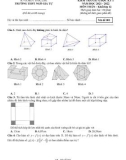 Đề thi giữa học kì 1 môn Toán lớp 12 năm 2021-2022 có đáp án - Trường THPT Ngô Gia Tự