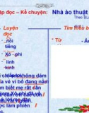 Giáo án điện tử môn Tiếng Việt lớp 3 - Tuần 23: Tập đọc - Kể chuyện Nhà ảo thuật