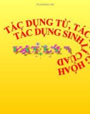 Bài 23: Tác dụng từ, TD hóa học và TD sinh lí của DĐ - Bài giảng Vật lý 7 - B.Q.Thanh