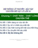 Bài giảng Chuyên đề Vật lý 10 - Chương 7: Chủ đề 5 (Slide)