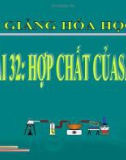 Bài giảng Hóa học 12 - Bài 32: Hợp chất của kim loại sắt