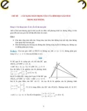 Chủ đề 11: Các dạng toán trọng tâm của hình học giải tích trong mặt phẳng