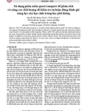 Sử dụng phần mềm quest/conquest để phân tích và nâng cao chất lượng đề kiểm tra tự luận dùng đánh giá năng lực của học sinh trung học phổ thông