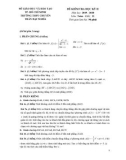 Đề thi học kì 2 môn Toán lớp 11 năm 2019-2020 có đáp án – Trường THPT Chuyên Trần Đại Nghĩa
