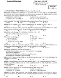 Đề thi thử đại học có đáp án môn: Hóa, khối A, B - Trường THPT Phú Nhuận (Mã đề thi 134)