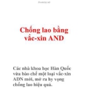 Chống lao bằng vắc-xin AND