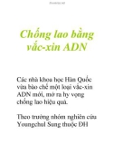 Chống lao bằng vắc-xin ADN