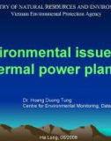 Environmental issues of thermal power plants