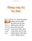 Dùng ong trị bọ dừa