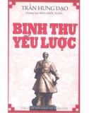 Lịch sử - Binh thư yếu lược: Phần 1