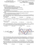 Đề KSCL môn Vật lí lớp 12 năm 2016-2017 - THPT Nguyễn Văn Cừ - Mã đề 016