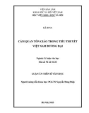 Luận án Tiến sĩ Văn học: Cảm quan tôn giáo trong tiểu thuyết Việt Nam đương đại