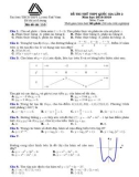 Đề thi thử THPT quốc gia lần 2 môn Toán năm học 2018-2019 - Trường THCS-THPT Lương Thế Vinh