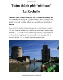 Thăm thành phố 'nổi loạn' La Rochelle