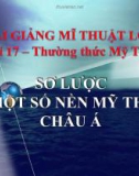 Slide bài Sơ lược về một số nền mỹ thuật Châu Á - Mỹ thuật 9 - GV.P.Xuân Mai