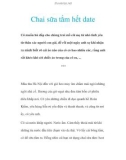 Chai sữa tắm hết date