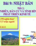 Bài giảng Nhật Bản (tiết 1) - Địa lý 11 - GV.Trần Thanh Nhàn