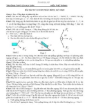 Bài tập tự luyện phần động lực học