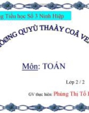 Giáo án môn toán lớp 2 8 cộng với một số 