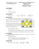 Đề KSCL đầu năm môn Toán 7 năm 2017-2018 có đáp án - Trường THCS Cẩm Vũ