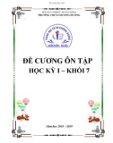 Đề cương ôn tập học kì 1 môn Tiếng Anh 7 năm 2018-2019 - Trường THCS Chương Dương (Chương trình mới)