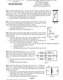 Đề thi chọn học sinh giỏi tỉnh cấp THPT năm học 2011-2012 môn Vật lý 11 - Sở Giáo dục và Đào tạo Hà Tĩnh