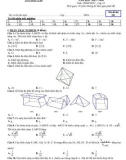Đề kiểm tra 1 tiết Hình học chương 1 lớp 12 năm 2019-2020 - THPT Quang Phục