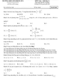 Đề thi thử lần 1 THPT Quốc gia năm 2020 môn Toán 11 - Trường THPT Yên Phong số 1