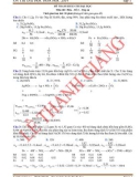 Đề tham khảo thi đại học môn hóa 2014 (đề 2) kèm theo đáp án