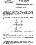 Đề thi học sinh giỏi THPT môn Toán cấp tỉnh năm 2020-2021 - Sở GD&ĐT Tiền Giang