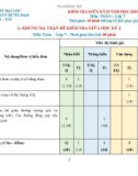 Đề thi giữa học kì 2 môn Toán lớp 7 năm 2022-2023 có đáp án - Trường THCS Trần Hưng Đạo, Đại Lộc (Đề 1)