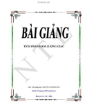 Bài giảng: Tích phân hàm lượng giác - Nguyễn Thành Long