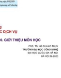 Bài giảng Khoa học dịch vụ: Chương 0 - PGS.TS. Hà Quang Thụy