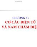 KHÍ CỤ ĐIỆN - CHƯƠNG 5 Cơ cấu điện từ và nam châm điện