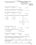 Đề thi HK 1 môn Toán lớp 12 năm 2017 - THPT Ngô Gia Tự - Mã đề 357