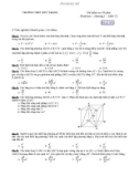 Đề kiểm tra 1 tiết Hình học 12 chương 1 năm 2017-2018 có đáp án - Trường THPT Đức Trọng